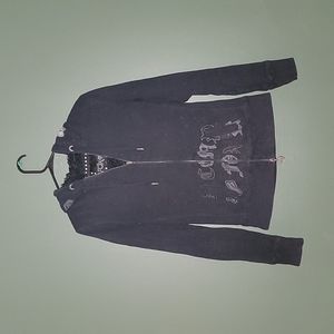 Black fox hoodie
